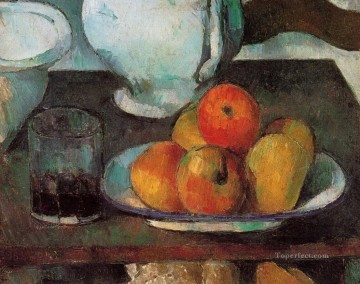 静物 Painting - リンゴのある静物画 1879 ポール・セザンヌ